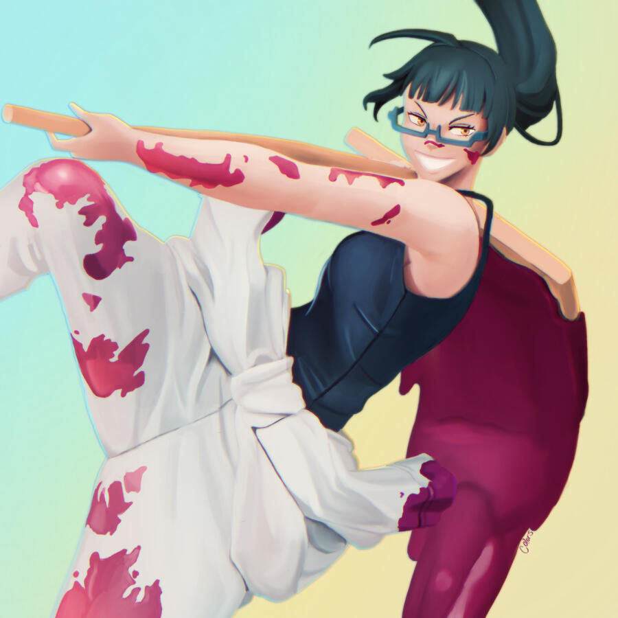 Jujutsu Kaisen Maki Fanart