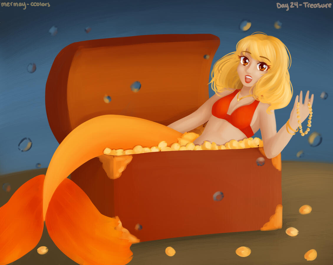 Mermay 2020 Day 24 - Treasure