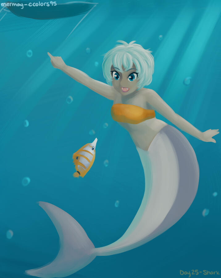 Mermay 2020 Day 25 - Shark