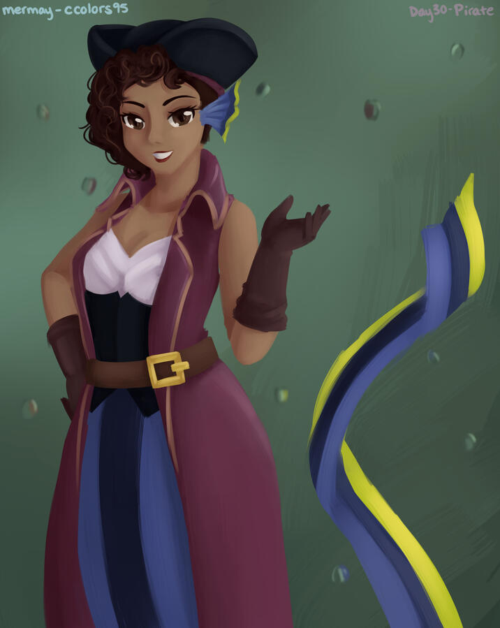 Mermay 2020 Day 30 - Pirate