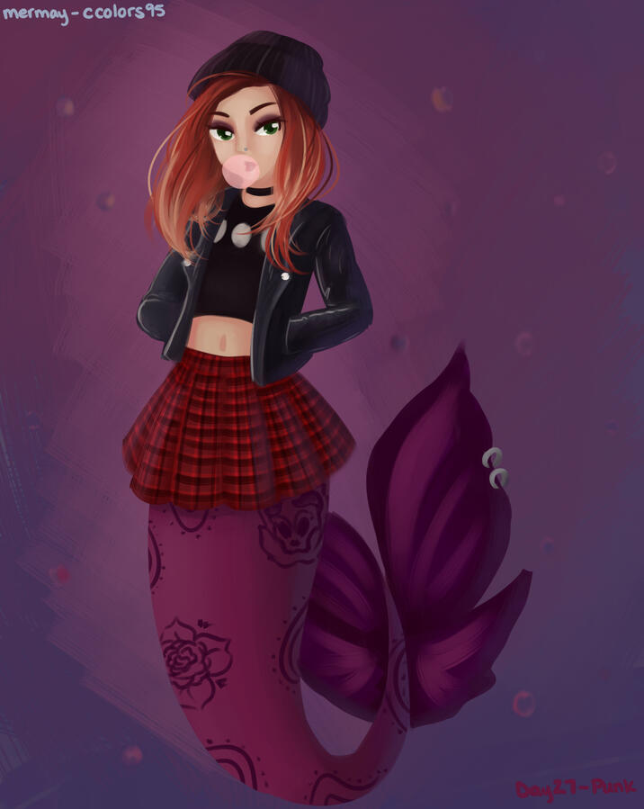 Mermay 2020 Day 27 - Punk