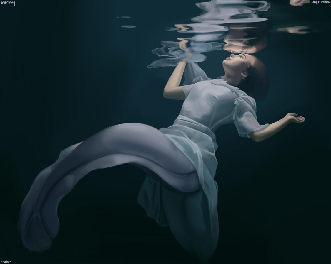 Mermay 2022 Day 7 - Ghostly